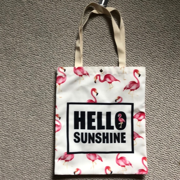 Flamingo “HELLO SUNSHINE” never used bag - Picture 2 of 5